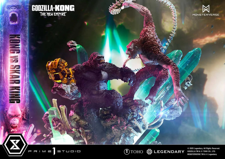 Kong vs Skar King (Bonus Version) Godzilla x Kong: The New Empire (Film) – Prime1Studio – ActionFigure Brasil