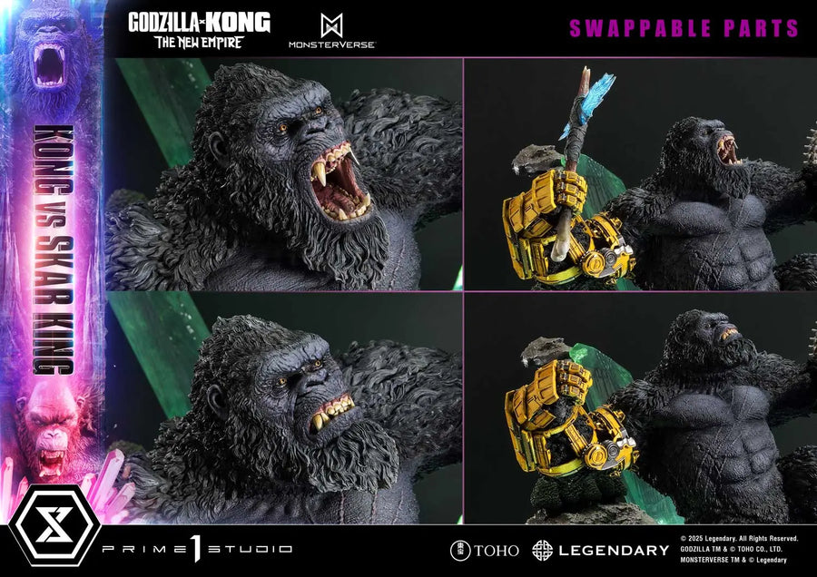 Kong vs Skar King (Bonus Version) Godzilla x Kong: The New Empire (Film) – Prime1Studio – ActionFigure Brasil