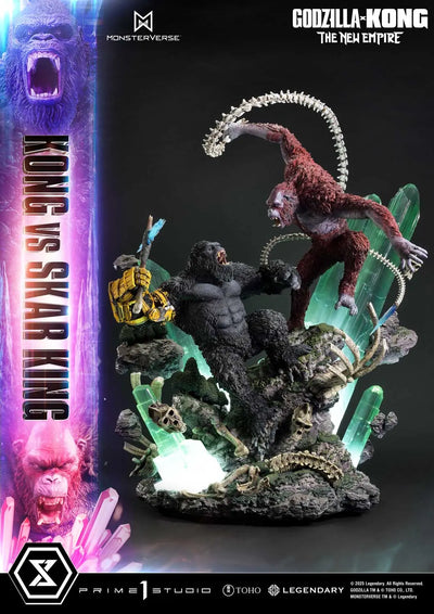 Kong vs Skar King (Bonus Version) Godzilla x Kong: The New Empire (Film) – Prime1Studio – ActionFigure Brasil