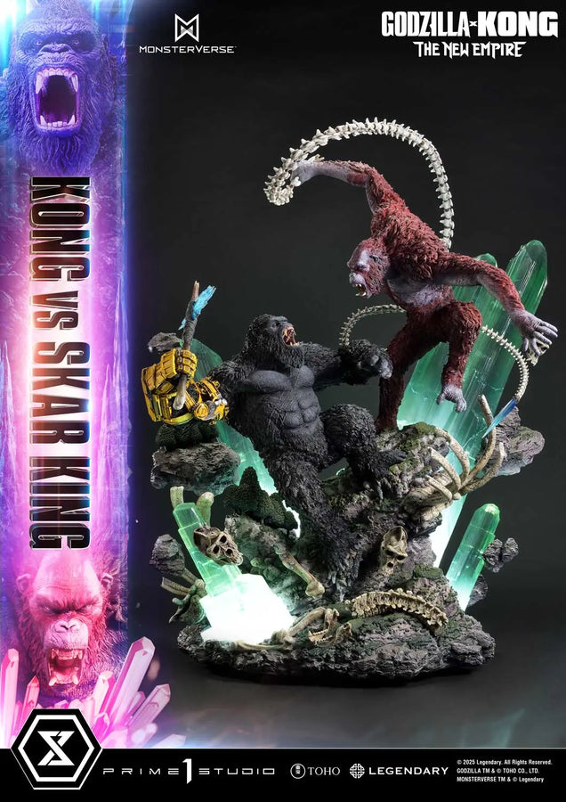 Kong vs Skar King (Bonus Version) Godzilla x Kong: The New Empire (Film) – Prime1Studio – ActionFigure Brasil