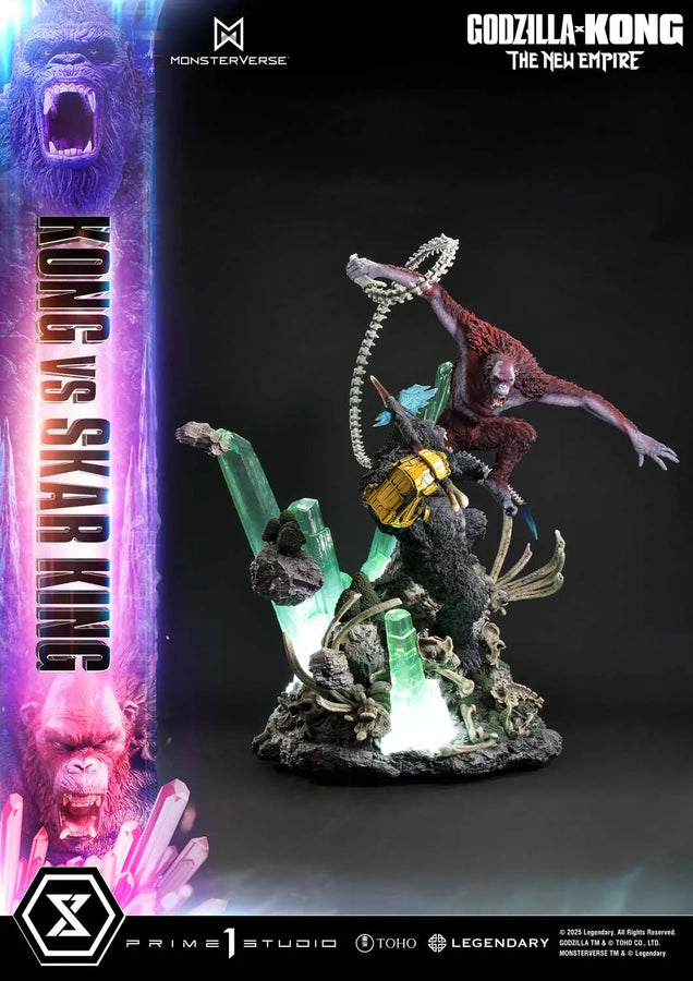 Kong vs Skar King (Bonus Version) Godzilla x Kong: The New Empire (Film) – Prime1Studio – ActionFigure Brasil