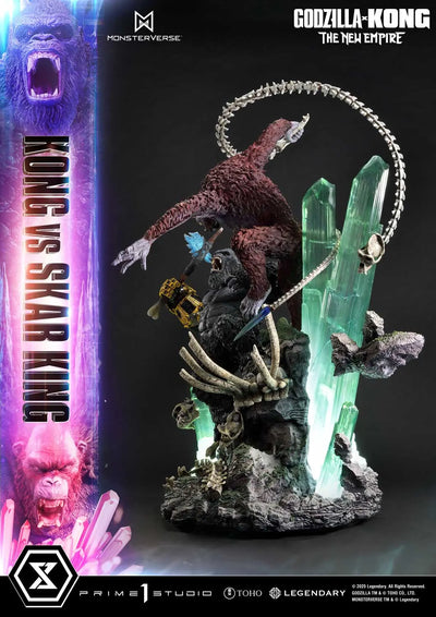Kong vs Skar King (Bonus Version) Godzilla x Kong: The New Empire (Film) – Prime1Studio – ActionFigure Brasil