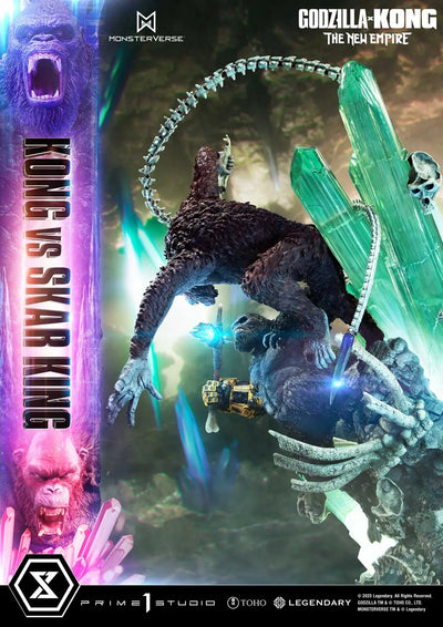 Kong vs Skar King (Bonus Version) Godzilla x Kong: The New Empire (Film) – Prime1Studio – ActionFigure Brasil