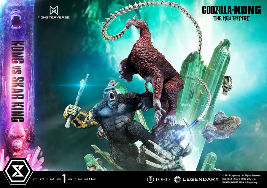 Kong vs Skar King (Bonus Version) Godzilla x Kong: The New Empire (Film) – Prime1Studio – ActionFigure Brasil