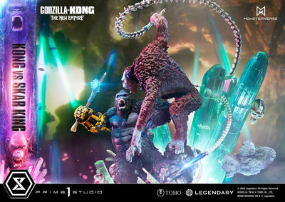 Kong vs Skar King (Bonus Version) Godzilla x Kong: The New Empire (Film) – Prime1Studio – ActionFigure Brasil