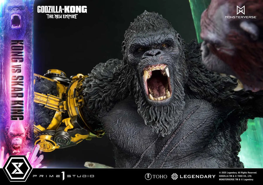 Kong vs Skar King (Bonus Version) Godzilla x Kong: The New Empire (Film) – Prime1Studio – ActionFigure Brasil
