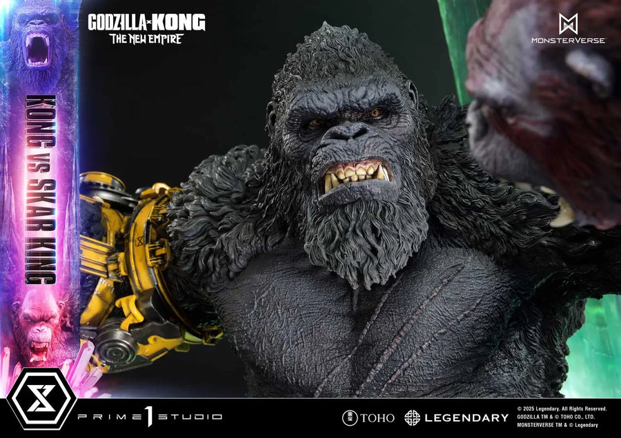 Kong vs Skar King (Bonus Version) Godzilla x Kong: The New Empire (Film) – Prime1Studio – ActionFigure Brasil