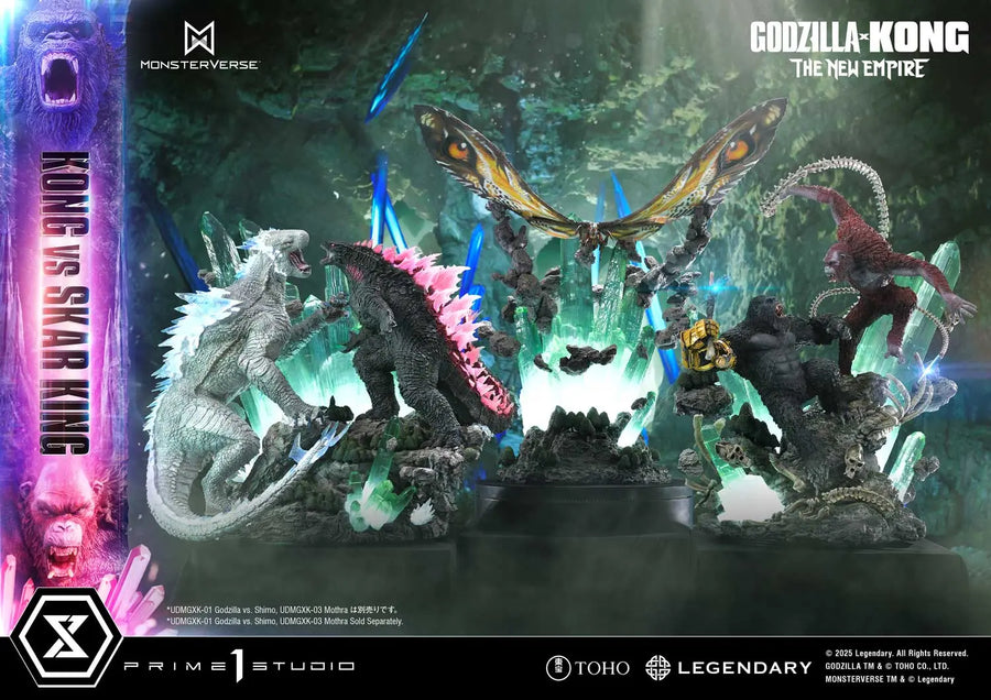 Kong vs Skar King (Bonus Version) Godzilla x Kong: The New Empire (Film) – Prime1Studio – ActionFigure Brasil