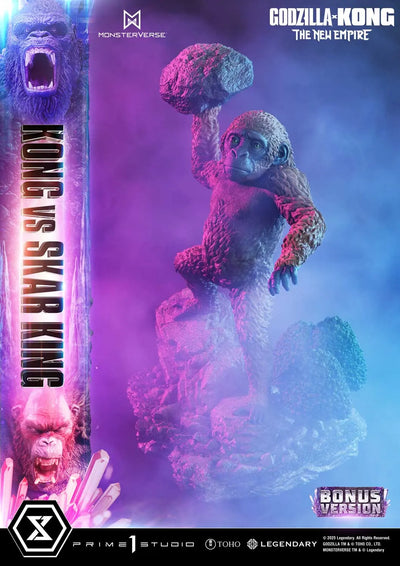 Kong vs Skar King (Bonus Version) Godzilla x Kong: The New Empire (Film) – Prime1Studio – ActionFigure Brasil