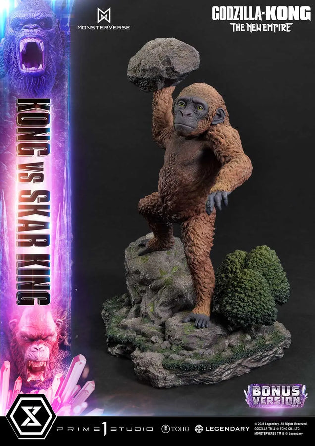 Kong vs Skar King (Bonus Version) Godzilla x Kong: The New Empire (Film) – Prime1Studio – ActionFigure Brasil