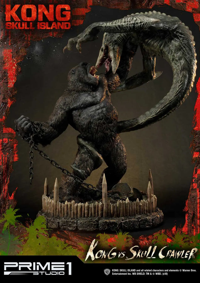 Kong vs Skull Crawler (Deluxe Version) Kong: Skull Island (Film) – Prime1Studio – ActionFigure Brasil