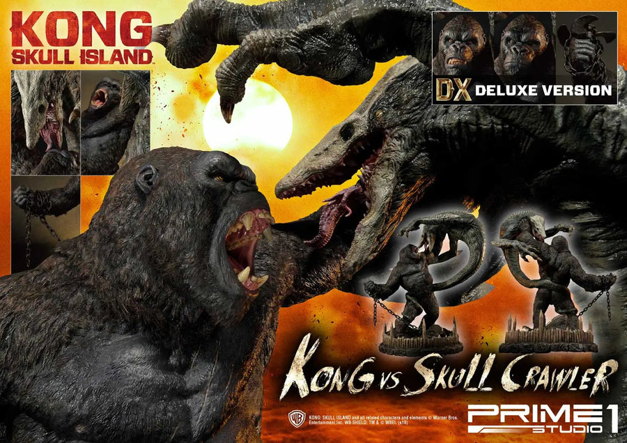 Kong vs Skull Crawler (Deluxe Version) Kong: Skull Island (Film) – Prime1Studio – ActionFigure Brasil