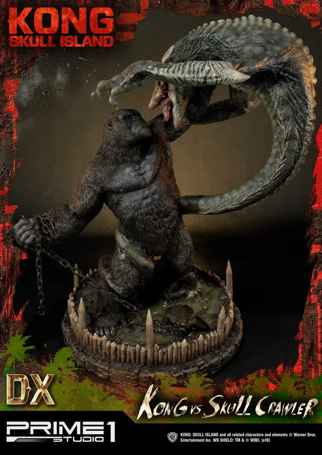 Kong vs Skull Crawler (Deluxe Version) Kong: Skull Island (Film) – Prime1Studio – ActionFigure Brasil