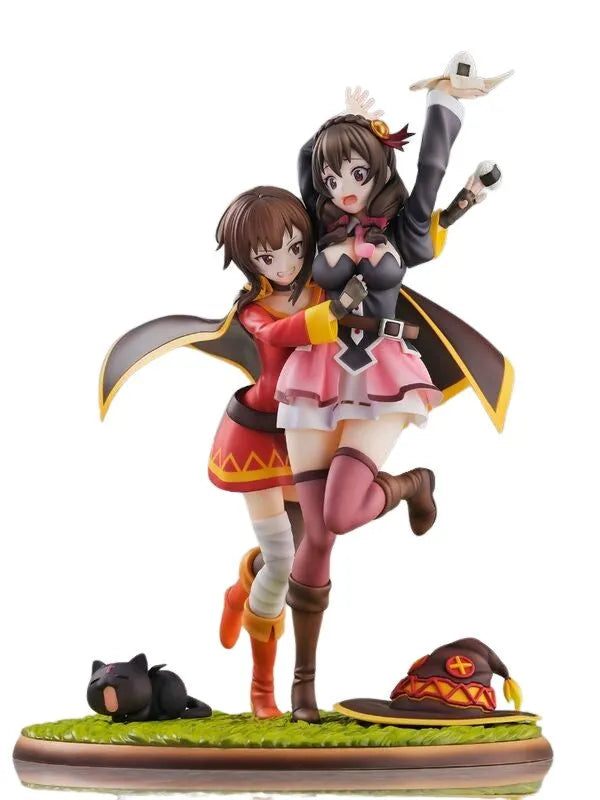 Kono Subarashii Sekai ni Bakuen o! - Chomusuke - Megumin - Yunyun - Shibuya Scramble Figure - 1/7 - Futari wa Tomodachi Ver. (eStream)ㅤ – eStream – ActionFigureBrasil