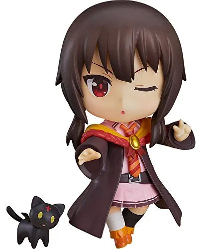 Kono Subarashii Sekai ni Shukufuku o! 2 - Chomusuke - Megumin - Nendoroid #851 - School Uniform Ver.ㅤ – Good Smile Company – ActionFigureBrasil