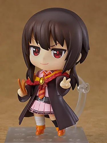 Kono Subarashii Sekai ni Shukufuku o! 2 - Chomusuke - Megumin - Nendoroid #851 - School Uniform Ver.ㅤ – Good Smile Company – ActionFigureBrasil
