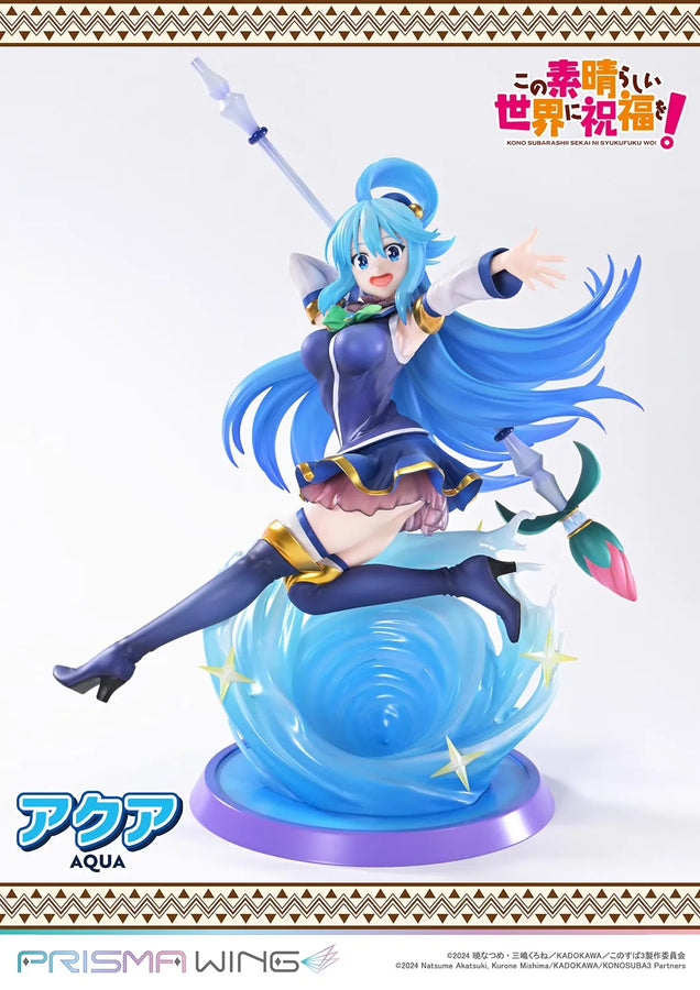 Kono Subarashii Sekai ni Shukufuku o! - Aqua - Prisma Wing (PWKNSBS-02) - 1/7 (Prime 1 Studio)ㅤ – Prime 1 Studio – ActionFigure Brasil