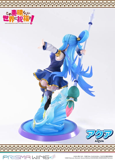 Kono Subarashii Sekai ni Shukufuku o! - Aqua - Prisma Wing (PWKNSBS-02) - 1/7 (Prime 1 Studio)ㅤ – Prime 1 Studio – ActionFigure Brasil — ângulo diferente