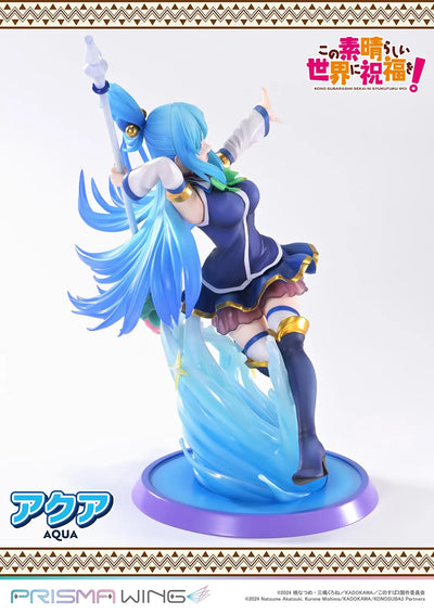 Kono Subarashii Sekai ni Shukufuku o! - Aqua - Prisma Wing (PWKNSBS-02) - 1/7 (Prime 1 Studio)ㅤ – Prime 1 Studio – ActionFigure Brasil — detalhe do produto