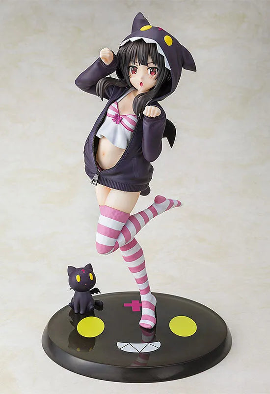 Kono Subarashii Sekai ni Shukufuku o! - Chomusuke - Megumin - CA Works - 1/7 - Hoodie☆Look Chomusuke Ver. (Chara-Ani, Kadokawa)ㅤ – Kadokawa – ActionFigure Brasil