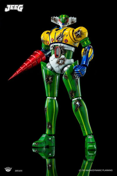 Koutetsu Jeeg - Diecast Figure Series DFS075 - Battle Damaged and Normal Ver. (King Arts)ㅤ – King Arts – ActionFigureBrasil — ângulo diferente