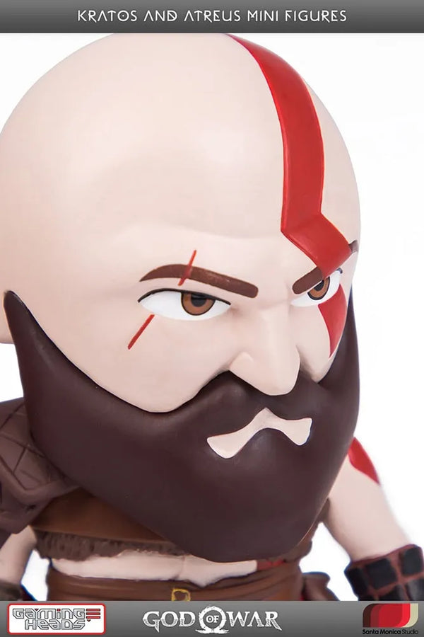 Kratos and Atreus Mini Figures – Gaming Heads – ActionFigure Brasil