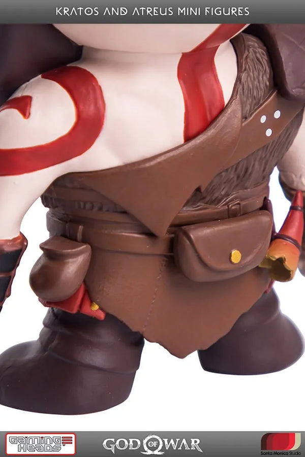 Kratos and Atreus Mini Figures – Gaming Heads – ActionFigure Brasil