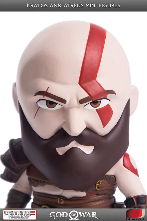 Kratos and Atreus Mini Figures – Gaming Heads – ActionFigure Brasil