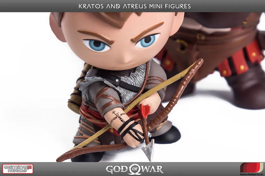 Kratos and Atreus Mini Figures – Gaming Heads – ActionFigure Brasil