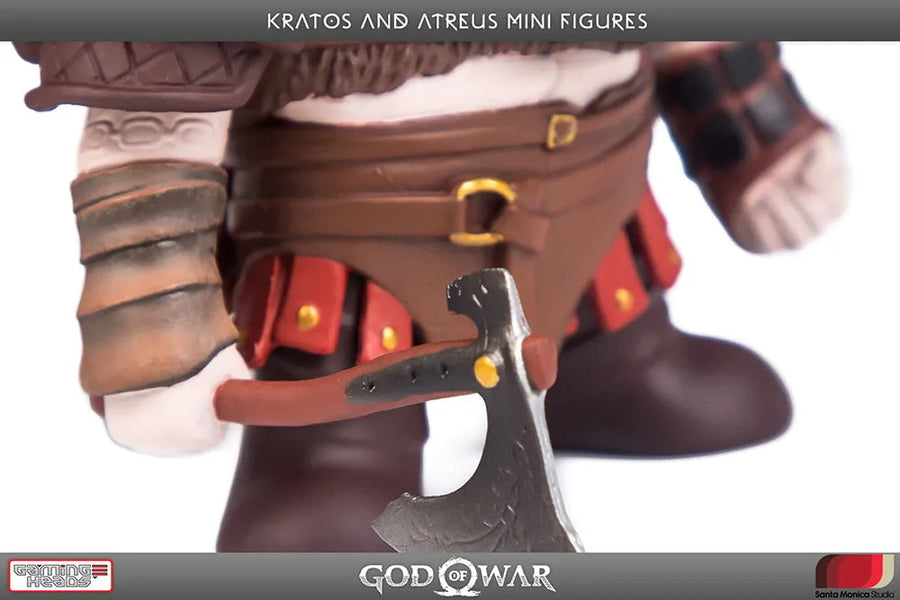 Kratos and Atreus Mini Figures – Gaming Heads – ActionFigure Brasil