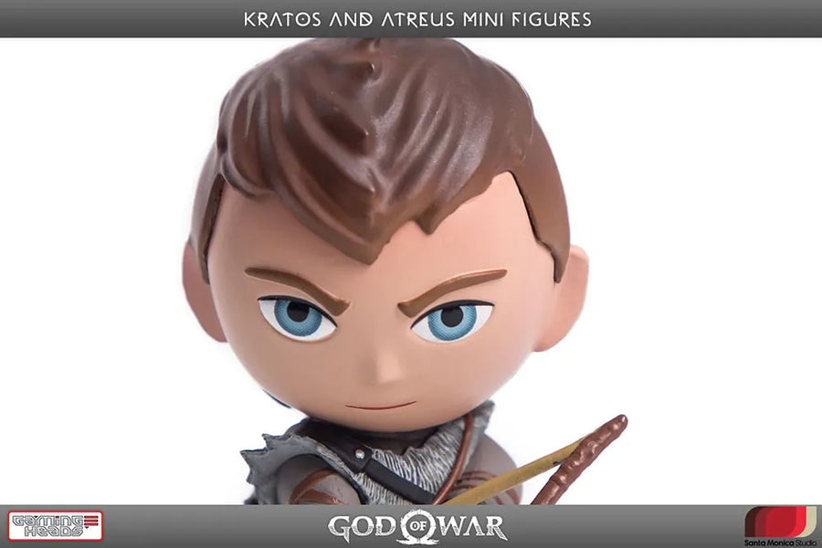 Kratos and Atreus Mini Figures – Gaming Heads – ActionFigure Brasil