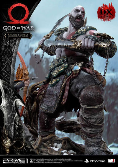 Kratos & Atreus (Deluxe Version) God of War – Prime1Studio – ActionFigure Brasil