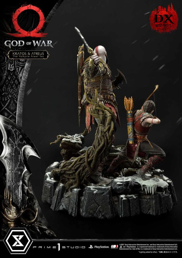 Kratos & Atreus (Deluxe Version) God of War – Prime1Studio – ActionFigure Brasil