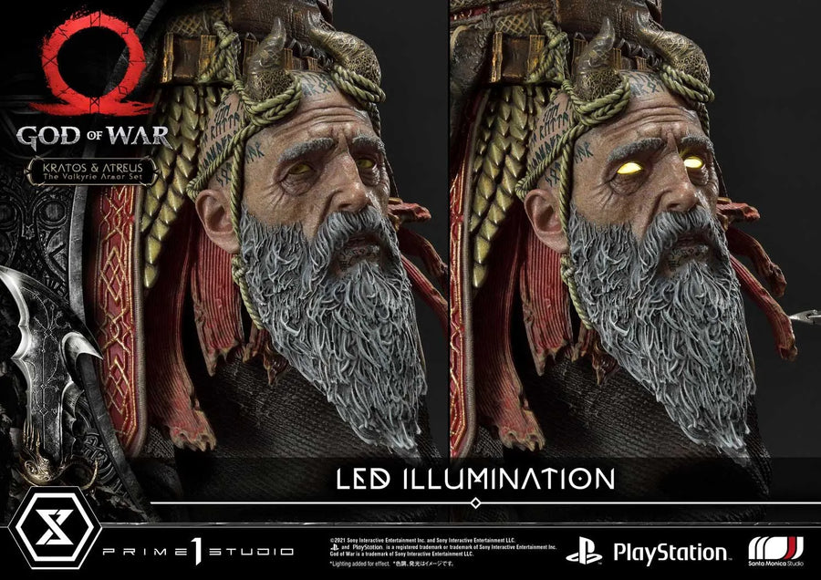 Kratos & Atreus (Deluxe Version) God of War – Prime1Studio – ActionFigure Brasil