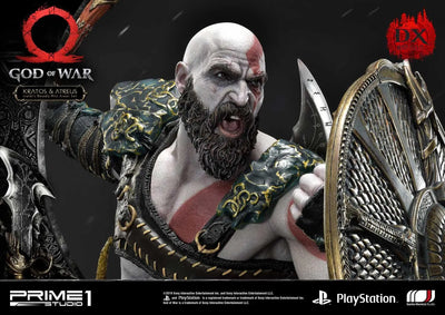 Kratos & Atreus (Deluxe Version) God of War – Prime1Studio – ActionFigure Brasil