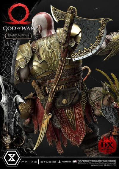 Kratos & Atreus (Deluxe Version) God of War – Prime1Studio – ActionFigure Brasil