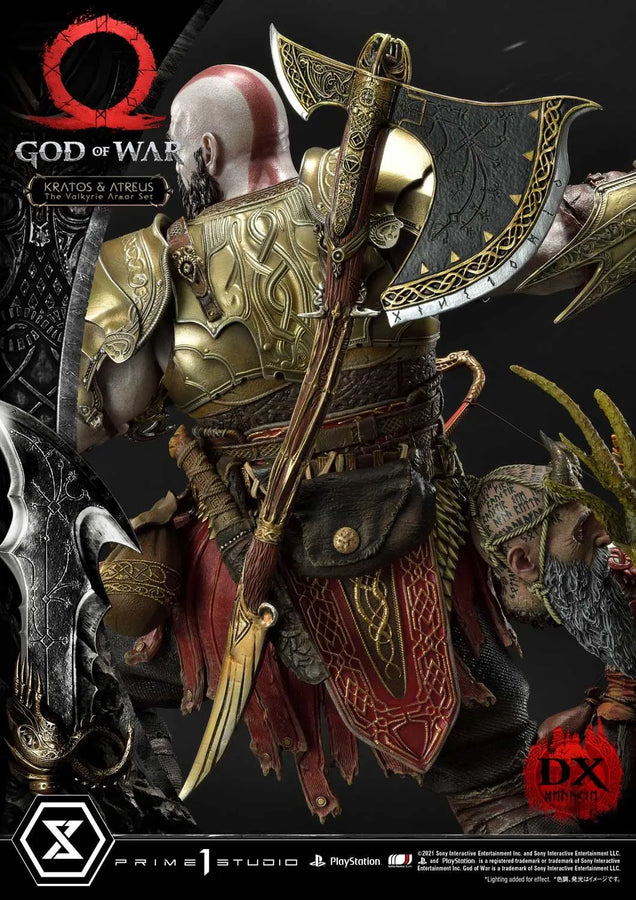 Kratos & Atreus (Deluxe Version) God of War – Prime1Studio – ActionFigure Brasil