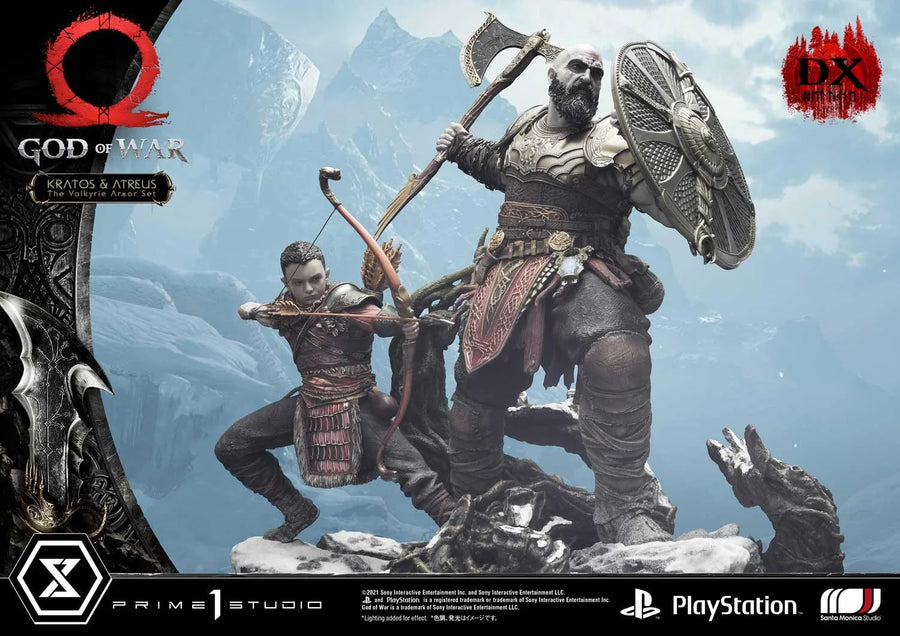 Kratos & Atreus (Deluxe Version) God of War – Prime1Studio – ActionFigure Brasil