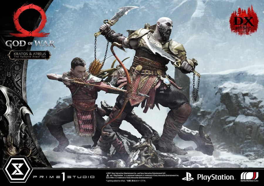 Kratos & Atreus (Deluxe Version) God of War – Prime1Studio – ActionFigure Brasil