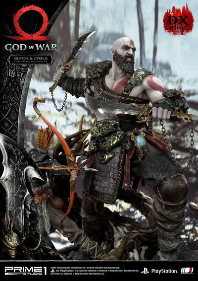 Kratos & Atreus (Deluxe Version) God of War – Prime1Studio – ActionFigure Brasil