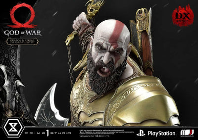 Kratos & Atreus (Deluxe Version) God of War – Prime1Studio – ActionFigure Brasil