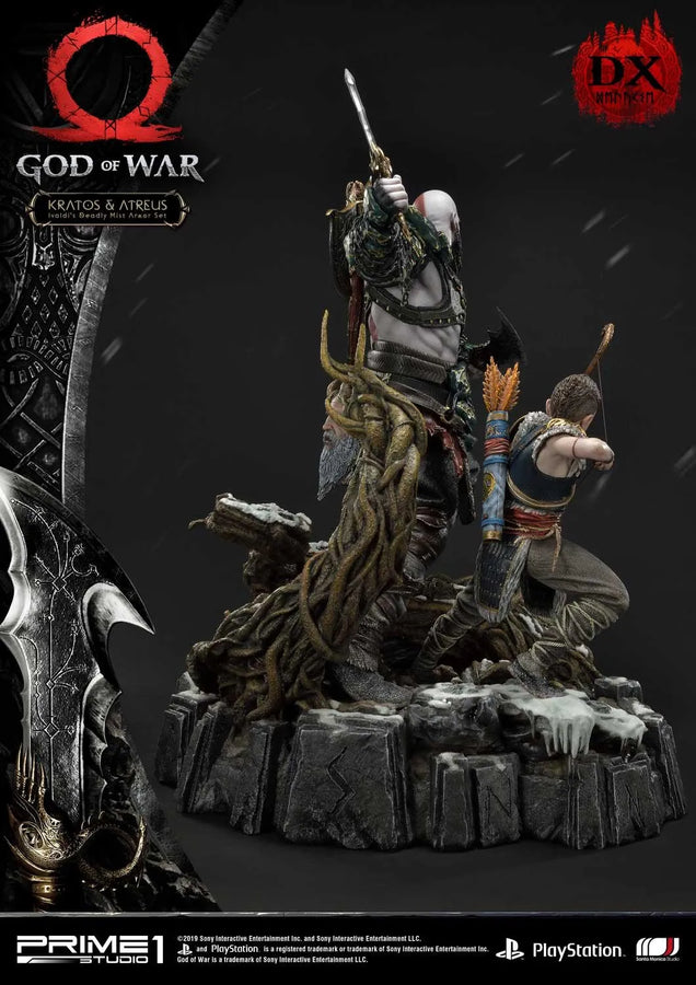 Kratos & Atreus (Deluxe Version) God of War – Prime1Studio – ActionFigure Brasil