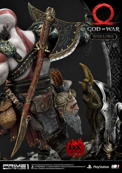 Kratos & Atreus (Deluxe Version) God of War – Prime1Studio – ActionFigure Brasil