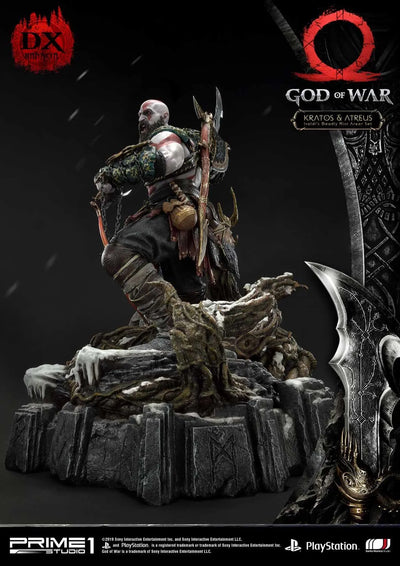 Kratos & Atreus (Deluxe Version) God of War – Prime1Studio – ActionFigure Brasil
