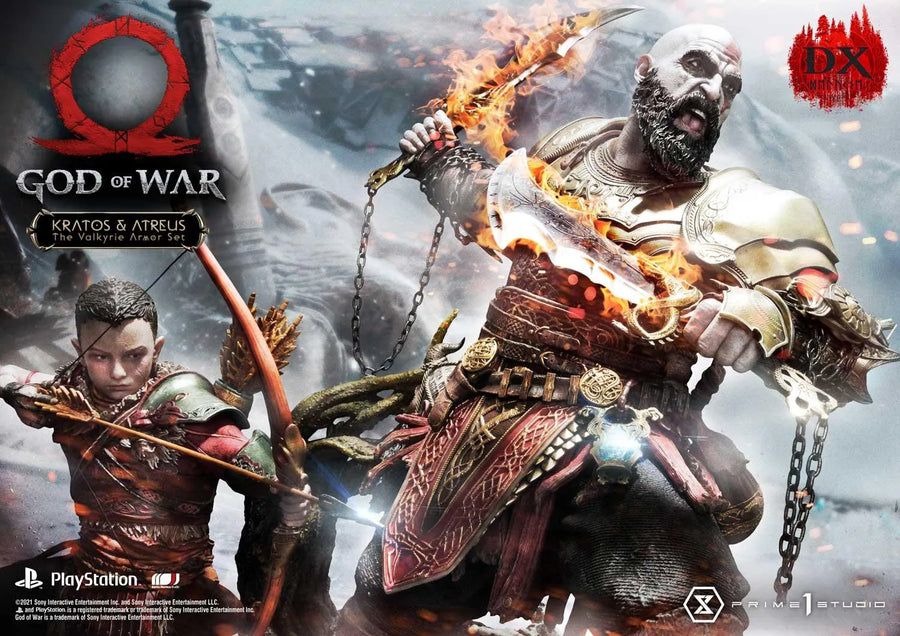 Kratos & Atreus (Deluxe Version) God of War – Prime1Studio – ActionFigure Brasil