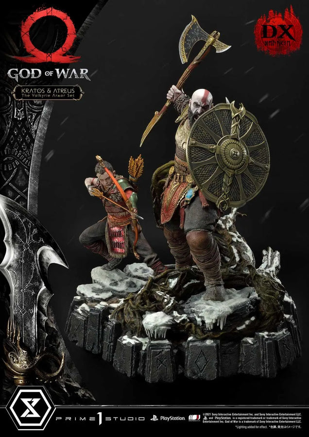 Kratos & Atreus (Deluxe Version) God of War – Prime1Studio – ActionFigure Brasil