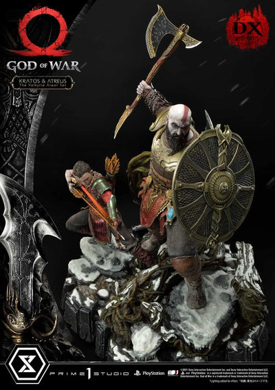 Kratos & Atreus (Deluxe Version) God of War – Prime1Studio – ActionFigure Brasil