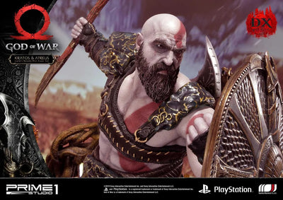 Kratos & Atreus (Deluxe Version) God of War – Prime1Studio – ActionFigure Brasil