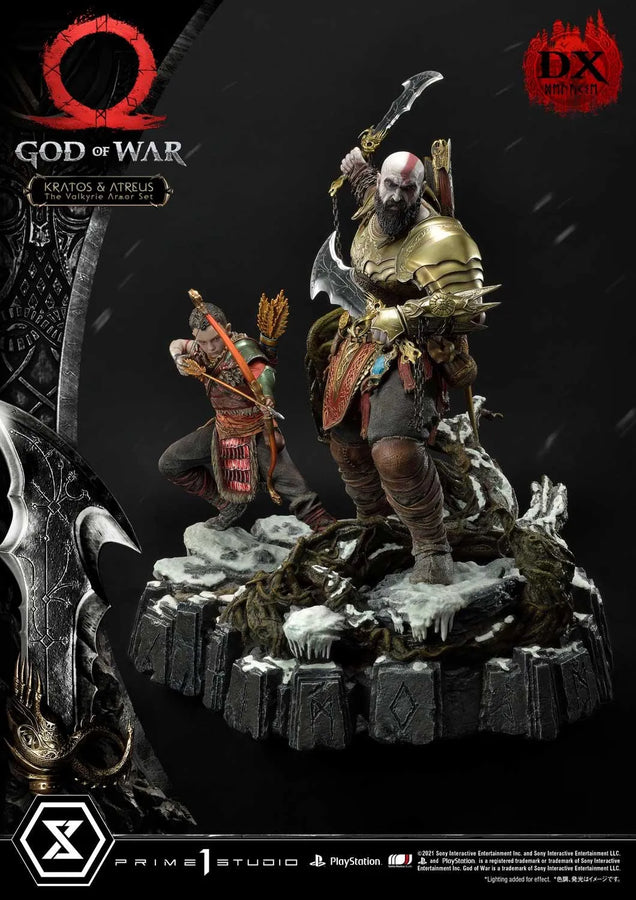 Kratos & Atreus (Deluxe Version) God of War – Prime1Studio – ActionFigure Brasil