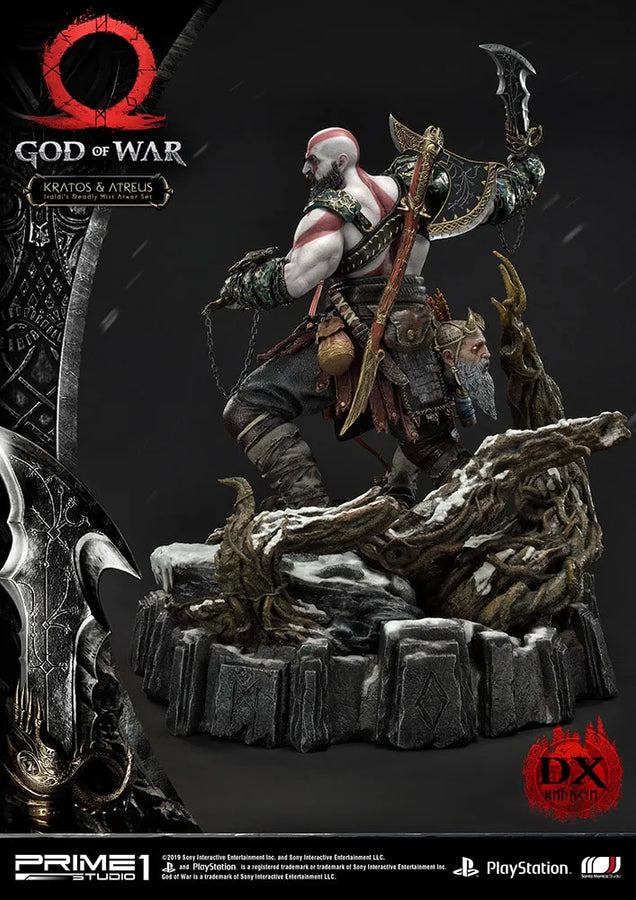 Kratos & Atreus Ivaldi's Deadly Mist Armor Set (Deluxe Version) - LIMITED EDITION: 200 (Deluxe Version) – Prime 1 Studio – ActionFigure Brasil